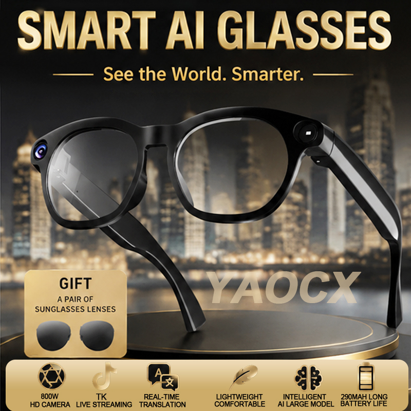 Audio Music Online Free - NEW CY03 Smart Glasses 800W HD