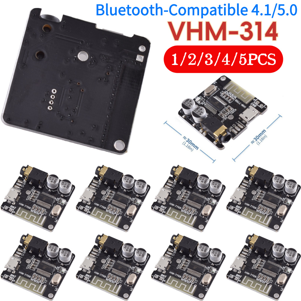 Audio Music Converter To Mp3 - 1-5PCS 3.7-5V VHM-314 Bluetooth Audio Receiver