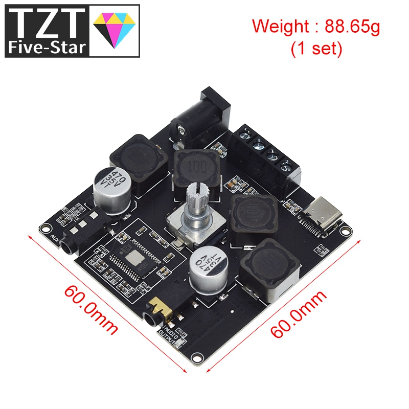TZT 2x50W Bluetooth 5.0 Audio  - Audio Music Apps review and price