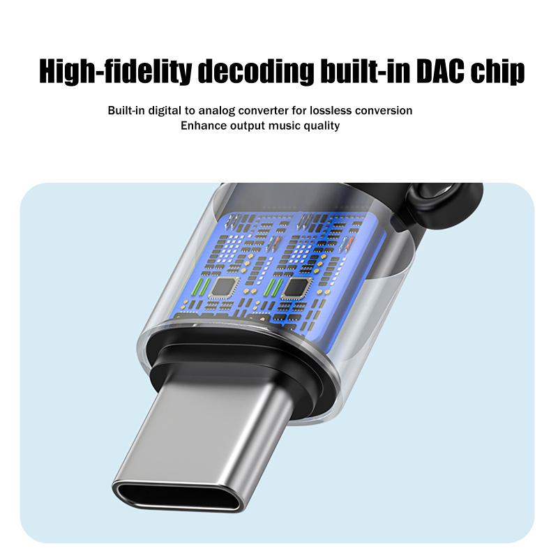 Type C to 3.5mm Jack DAC Decod - Audio Music Online Free review and price