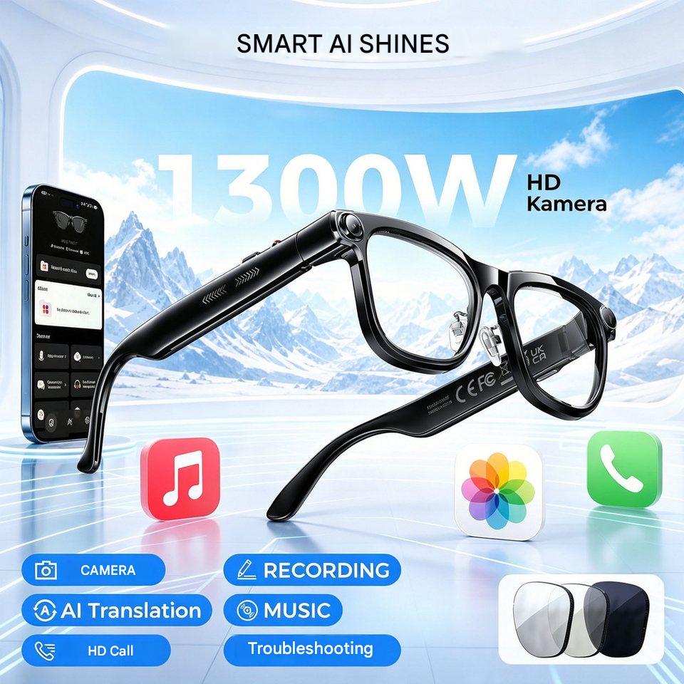 AI Smart Glasses with ChatGPT  - Audio Music Maker review and price