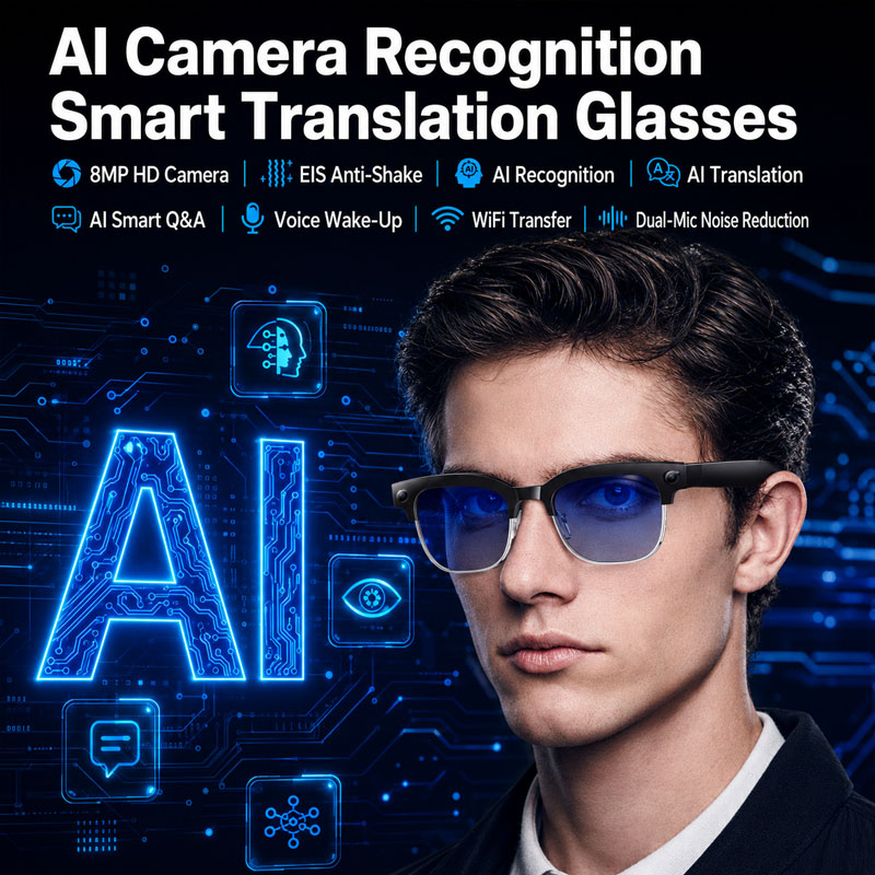 AI Smart Translation Glasses W - Audio Music Recognition review and price