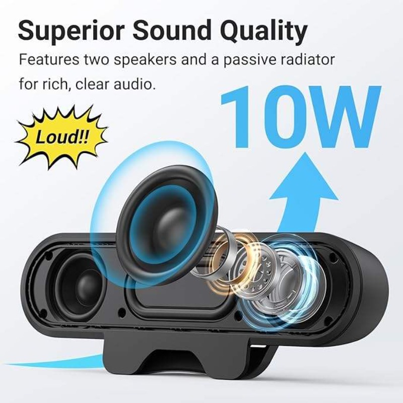 Portable Clip-on USB Soundbar  - Audio Music Online Free review and price