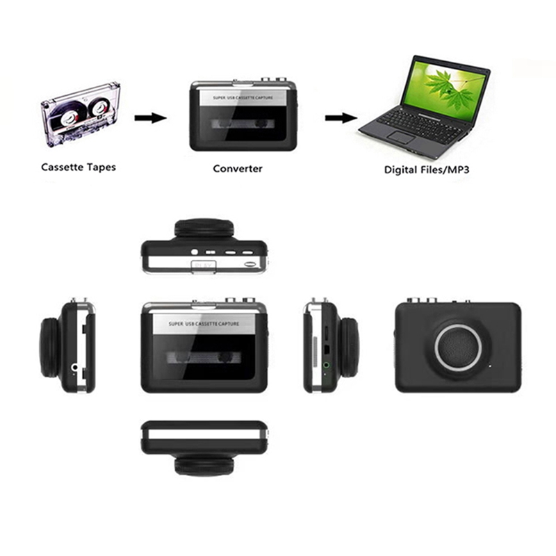 Portable Stereo USB Cassette P - Audio Music Converter To Mp3 review and price
