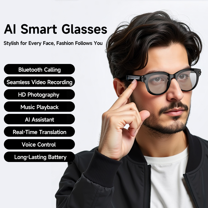 Lenovo 8K HD AI Smart Glasses  - Audio With Music Ai review and price