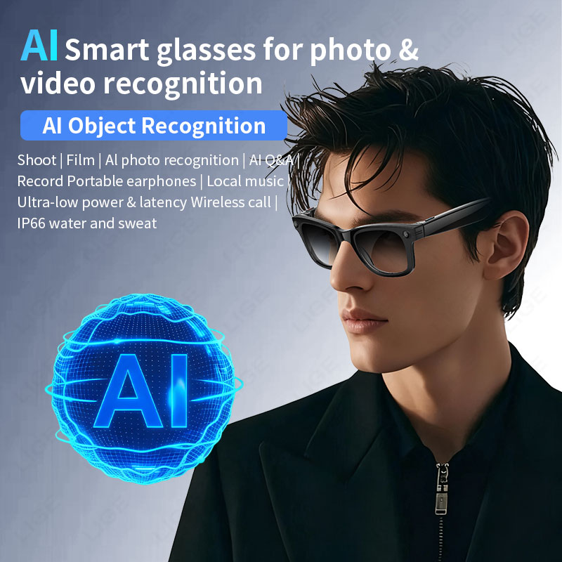 New Upgrade Smart Glasses 5MP  - Audio Music Recognition review and price