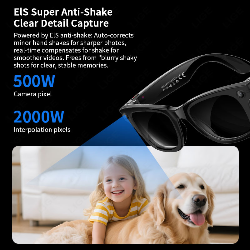 New Upgrade Smart Glasses 5MP  - Audio Music Recognition review and price