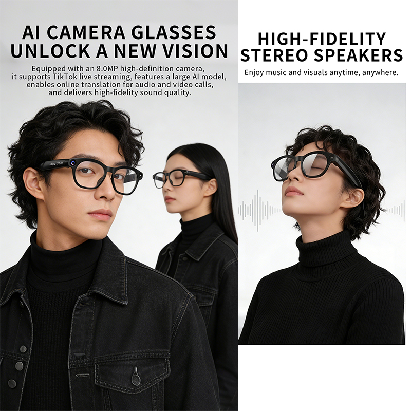 2026 New Smart Glasses 800W Ca - Audio Music Online Free review and price