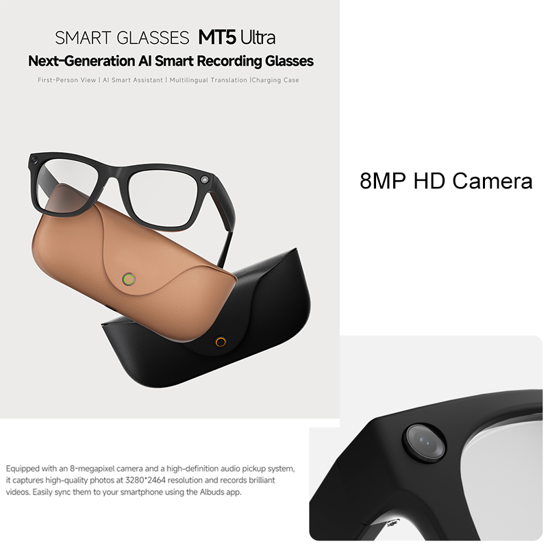2026 AI smart Glasses HD 800W  - Audio With Music Ai review and price