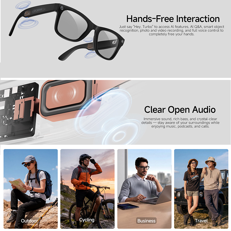 New Smart Glasses Intelligent  - Audio Music Recognition review and price