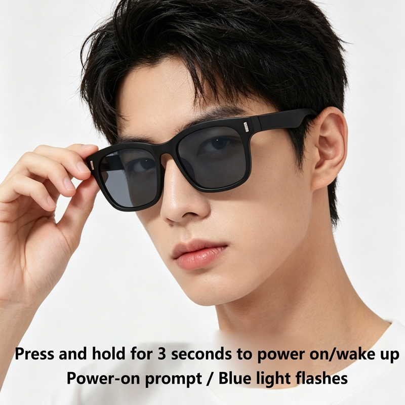 AI Intelligent Sunglasses Blue - Audio With Music Ai review and price