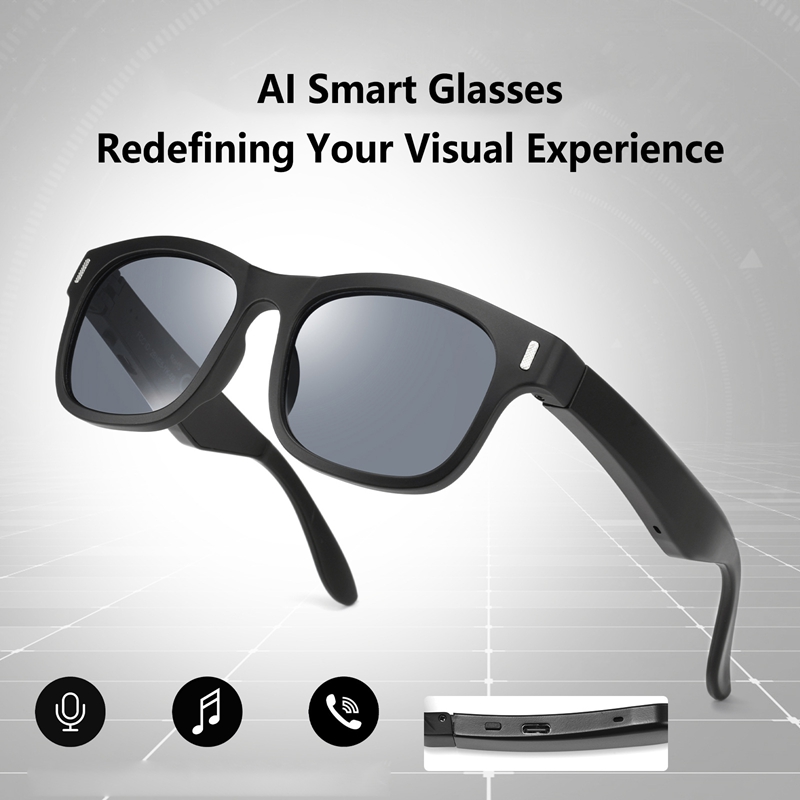 AI Intelligent Sunglasses Blue - Audio With Music Ai review and price