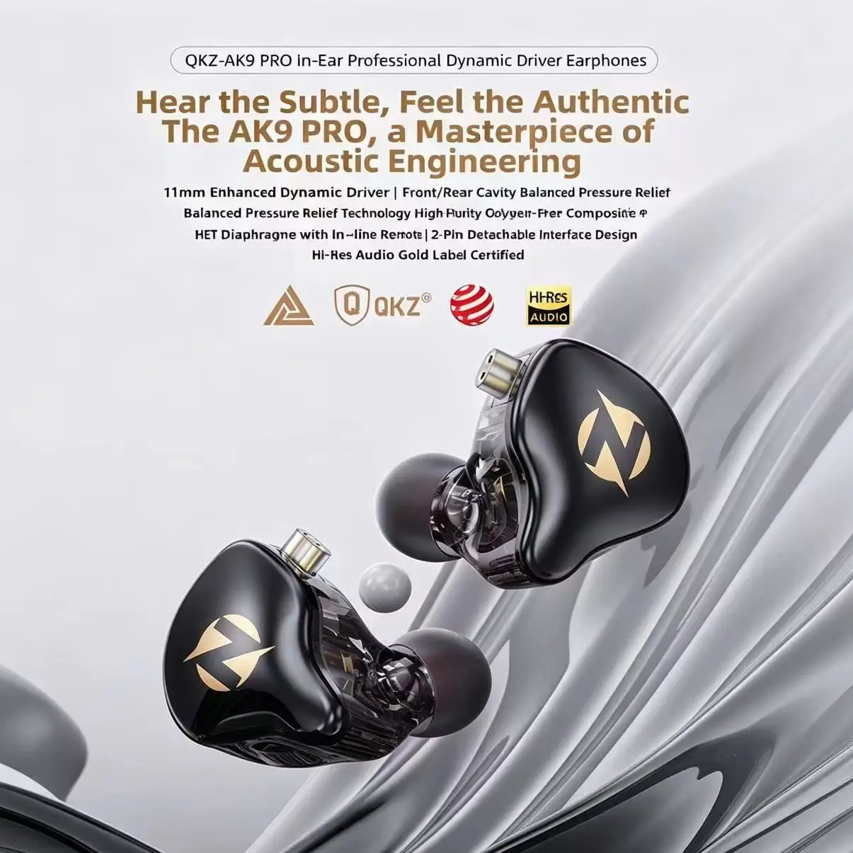 QKZ AK9 PRO In Ear Earphones w - Audio Music Editing review and price