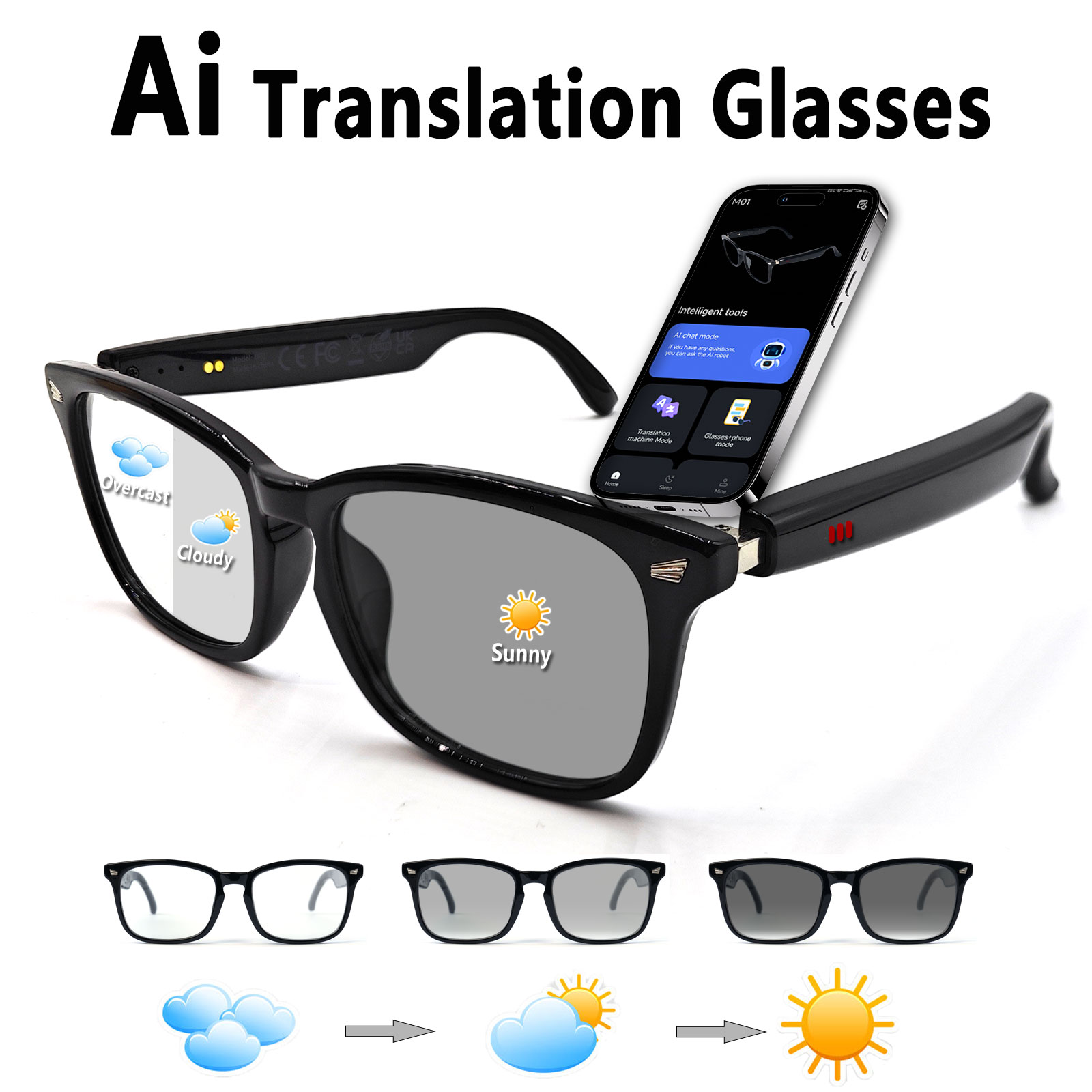 Audio glasses, translation gla - Audio Music Apps review and price