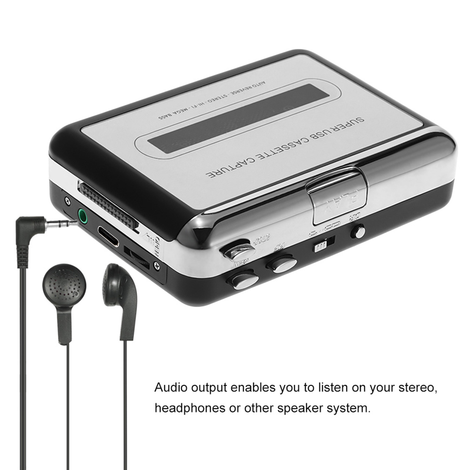 USB Cassette Capture  Cassette - Audio Music Converter To Mp3 review and price