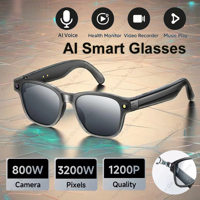 AI Smart Glasses 8 Million Cam - Audio With Music Ai review and price