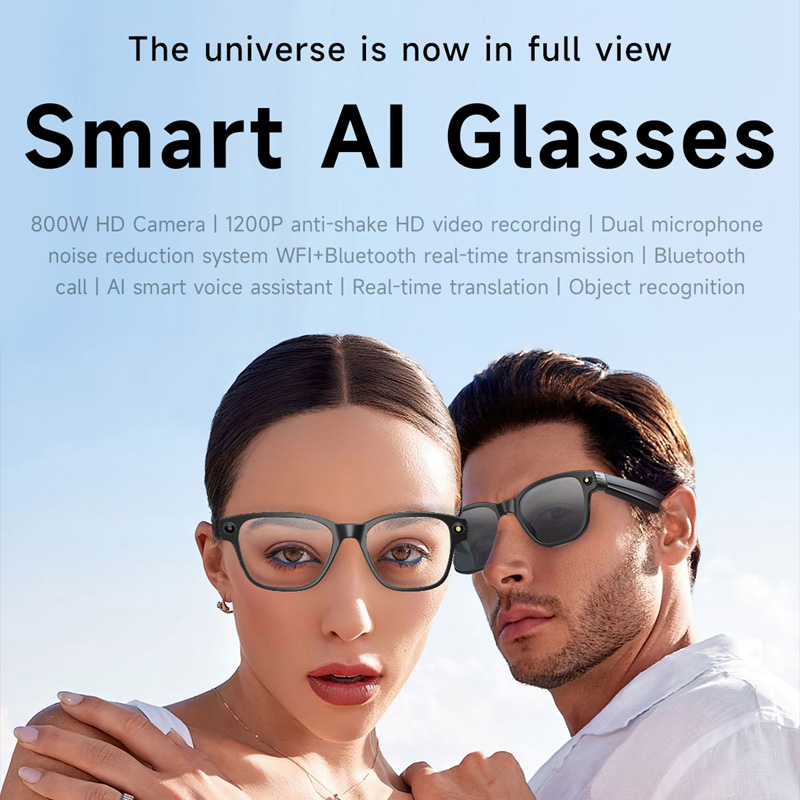AI Smart Glasses 8 Million Cam - Audio With Music Ai review and price