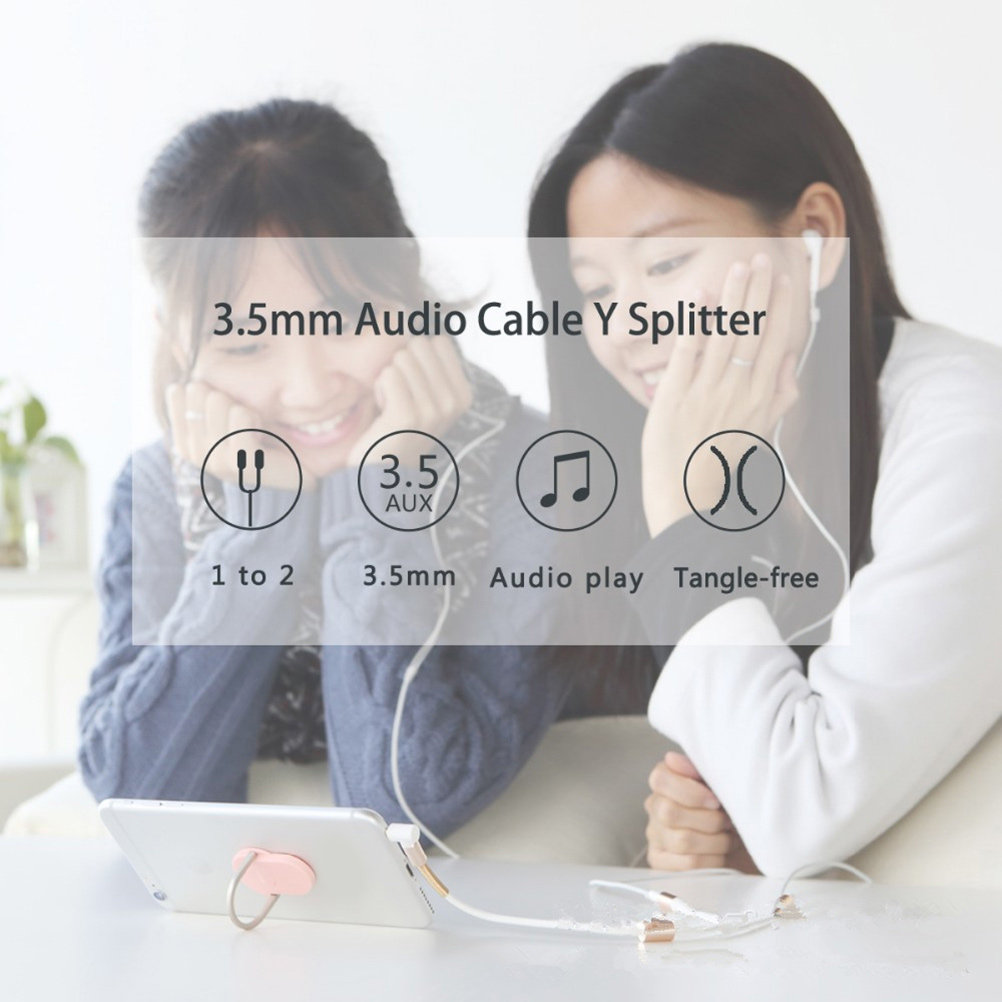 Dual 3.5mm Audio Line Knitted  - Audio Music Online Free review and price